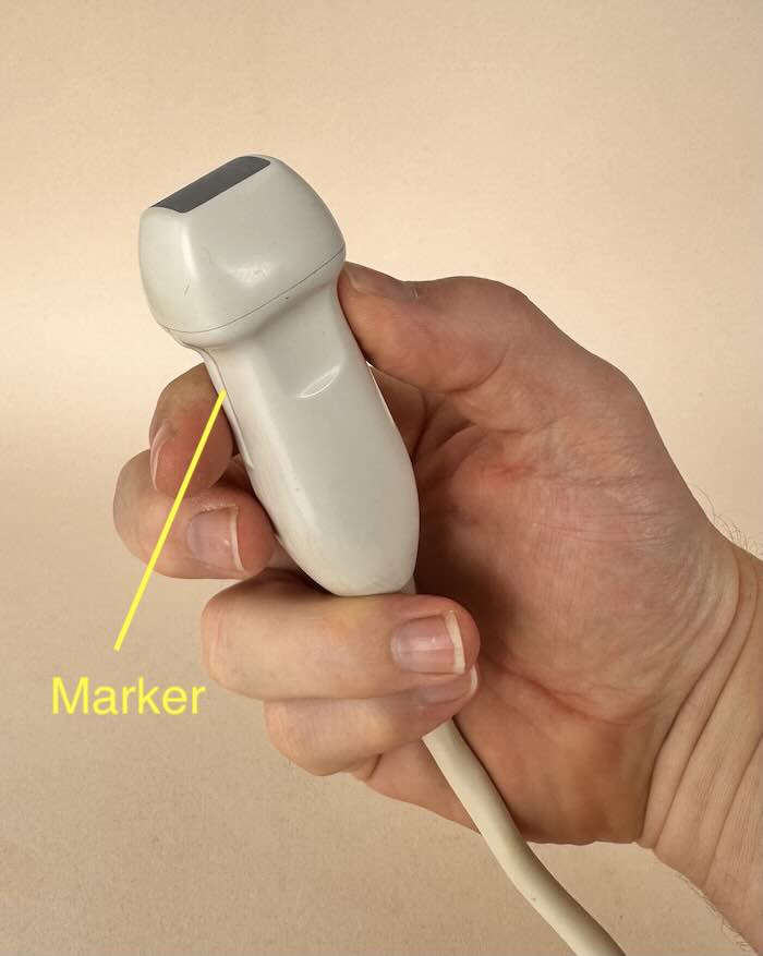How to hold probe